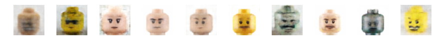 Randomly generated Lego faces