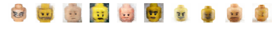 Randomly generated Lego faces