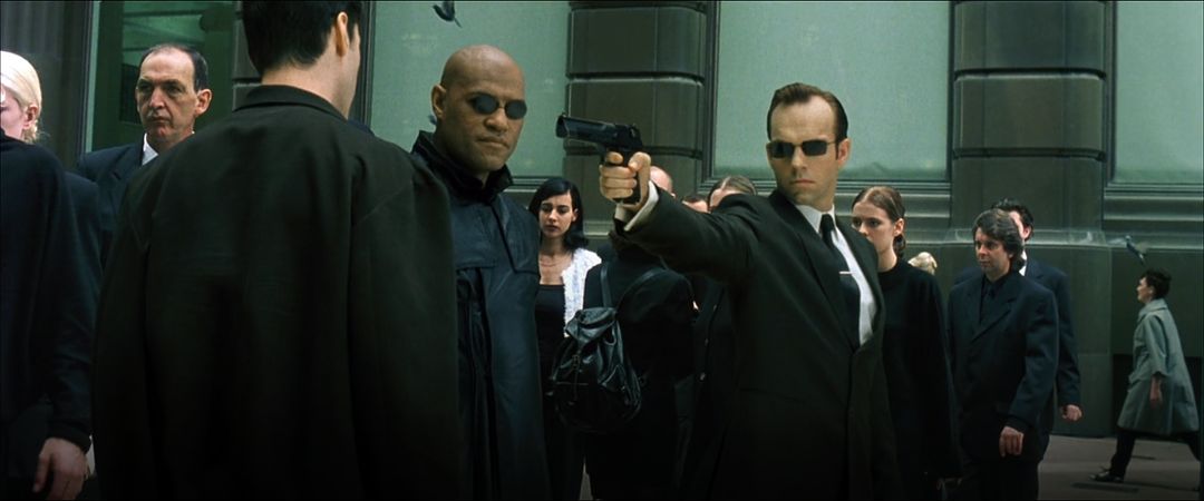 Screenshot of The Matrix from Hulu